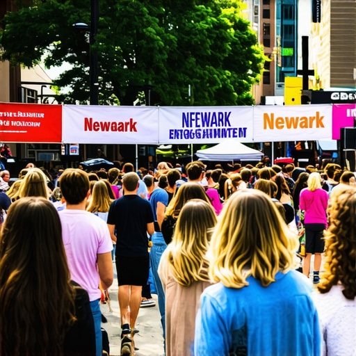 Newark Community Event for Local Business Residents and business owners at a Newark community gathering, promoting local engagement.