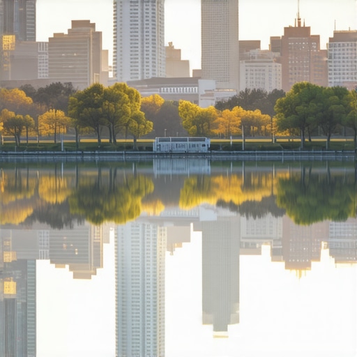 A Newark cityscape representing growth and strategic reflection.