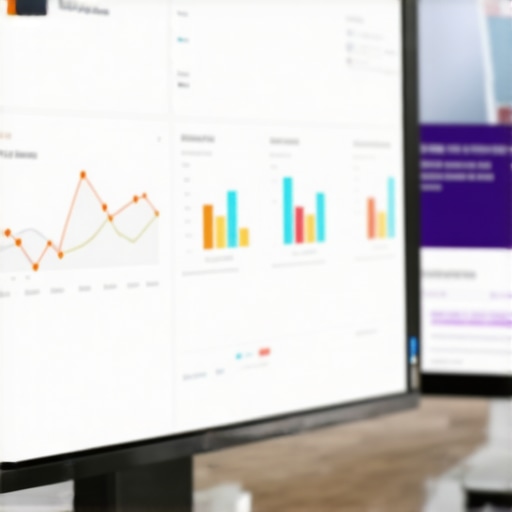 Screenshot of local SEO analytics and Google Maps ranking metrics on a computer screen