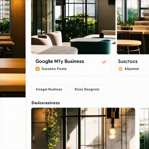 Example of a Google My Business profile showcasing photos and reviews for a Newark business.