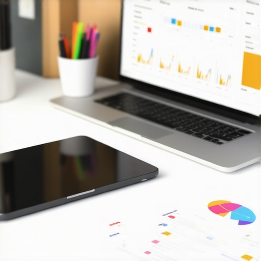 SEO Tools for Maps Optimization Person analyzing local SEO and Google Maps rankings using computer software.