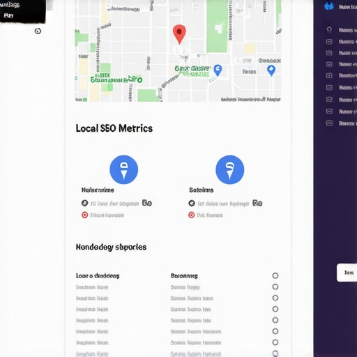 Local SEO Dashboard Insights Dashboard displaying Newark Google Maps SEO performance