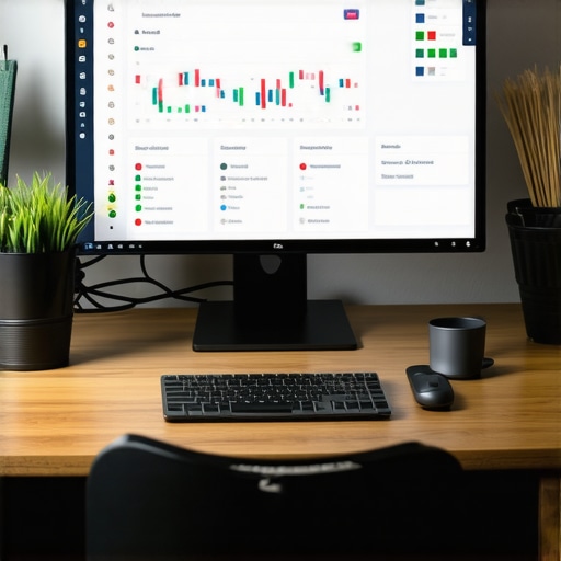 Person analyzing local SEO tools on computer for Newark business