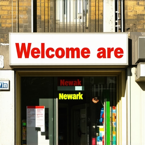 A bustling Newark shopfront with clear signage and inviting entrance.